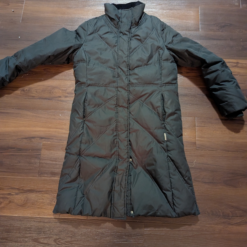 Women's Black Quilted Coat